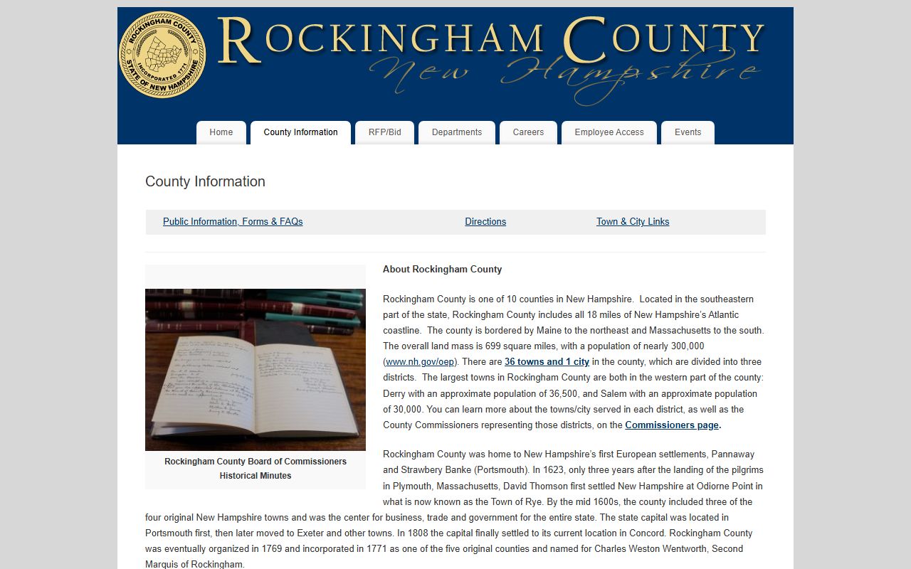 Rockingham County NH court records county overview